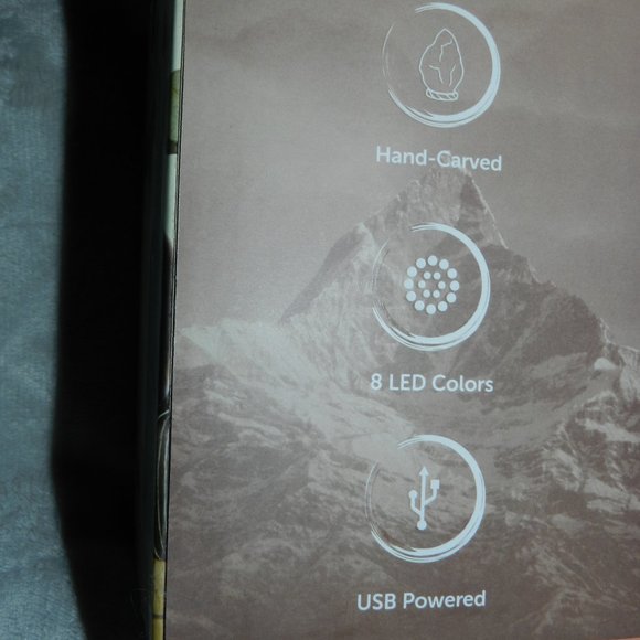 Himalayan Salt Lamp 8 Colors Changing Natural Hand Carved Himalayan Lamp NWT! - Picture 6 of 15